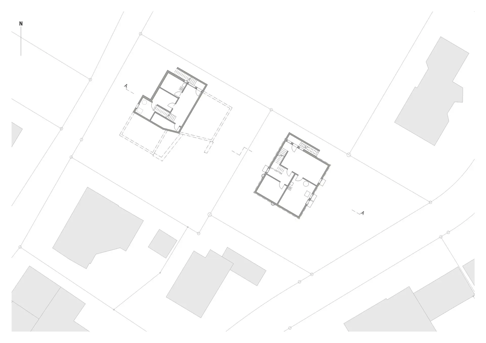 23_Neubau 2 Einfamilienhäuser Haldenstein_Grundriss Untergeschoss